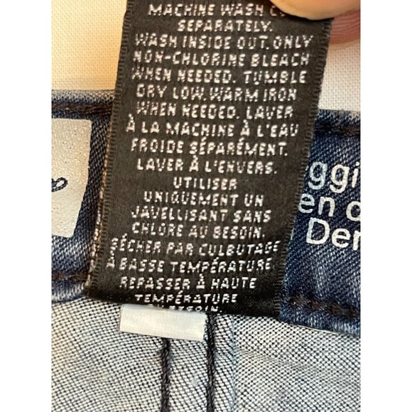 Mossimo Womens Jeans Premium Denim Legging Mid Rise Stretch Cotton Blue Size 14 - Picture 10 of 10